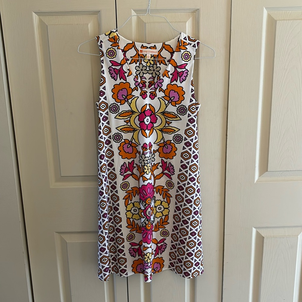 Pink and orange Jude Connally Sleeveless Dress
